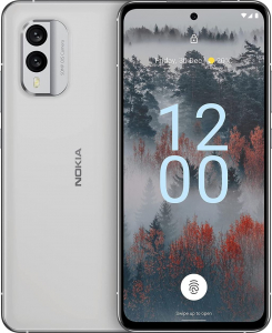Nokia X30 6/128GB Dual-Sim mobiltelefon fehér